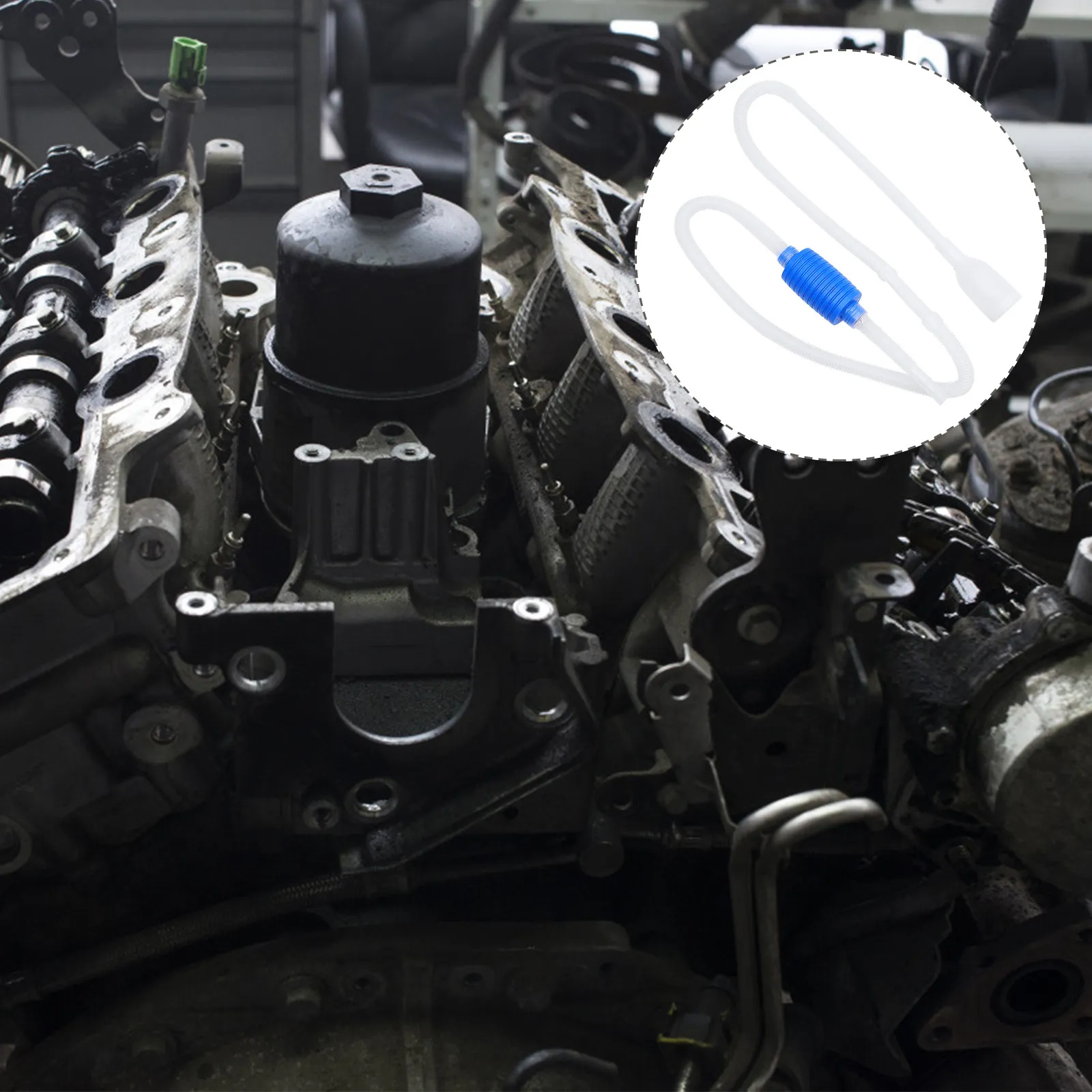 

2Pcs Plastic Oil Absorber Pumps Efficient Fuel Transfer Pump Leakproof Design Siphon Pump for Car Oil Water Extraction