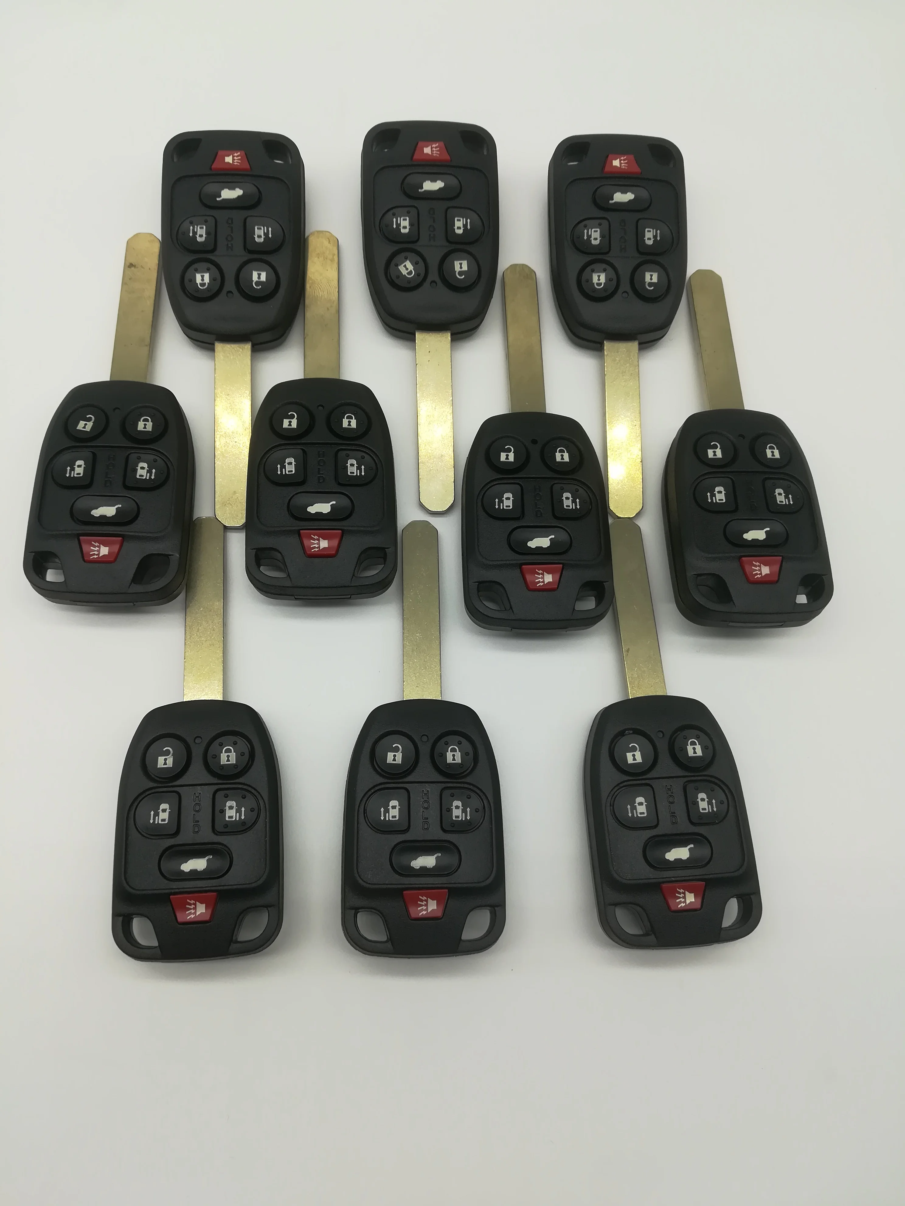 Car accessories 10pcs Replacement Honda Key shell for 2011 2012 2013 2014 Honda Odyssey N5FA04TAA N5F-AO4TAA