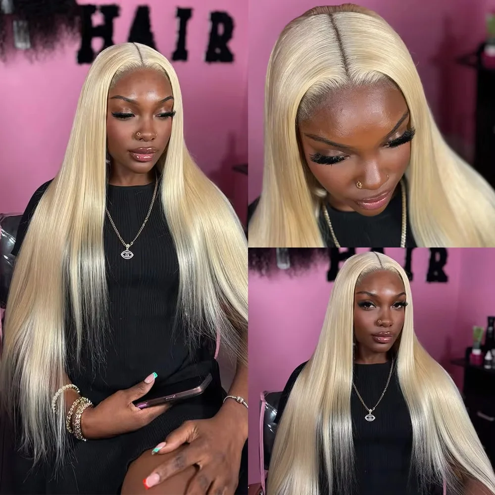 شقراء # 613 العظام مستقيم 13x6 الدانتيل شعر مستعار أمامي 13x4 HD الدانتيل الجبهة باروكة من شعر طبيعي للنساء قبل قطعها شعر مستعار يمكن مصبوغ أي لون.