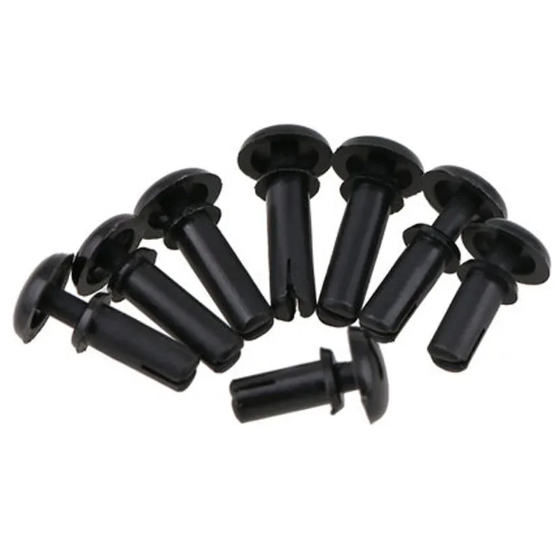 1Best 20pcs R4050 R4060 R4070 R4080 R4090 R4100 R4120 Black nylon rivets R-shaped / type PC board Plastic fan rivet