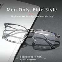 VICKY, monturas de gafas clásicas de negocios para hombres, gafas de lectura antiluz azul, miopía, hipermetropía, prescripción personalizable KE001