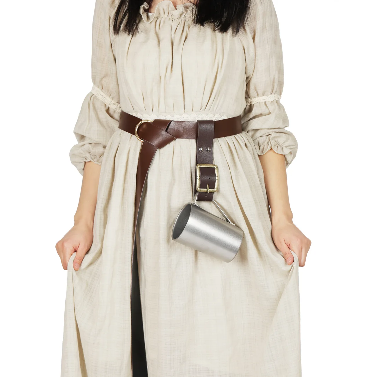 

Средневековый Ренессансный пояс, кружка с ручкой, чашка для питья, пряжка, ремешок, кружка-лягушка для Хэллоуина, рыцарь, костюм пирата, викинга, воина