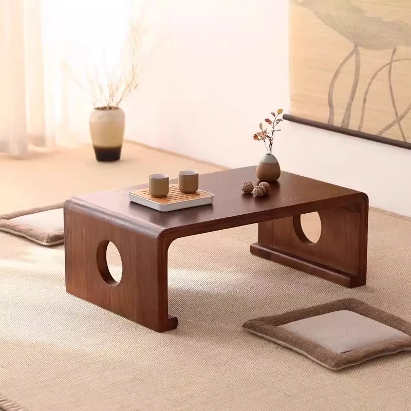 

Design Chinese Coffee Tables Brown Walnut Indoor Wood Corner Coffee Tables Side Small Vintage Mesa De Centro Elevable Furniture