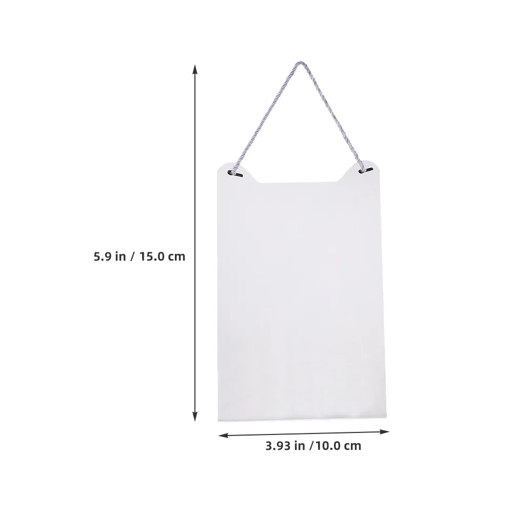 Sleek Clear Acrylic Hanging Sign Blank Easy Install for Wedding Chair Signs Reserved Seating Office Door Hanger Restroom Toilet