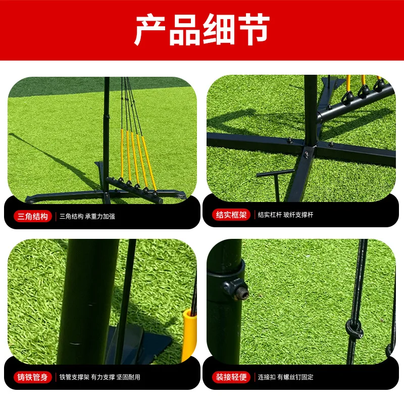 Baseball Batting Tee for Youth Softball Practice Aids Portable Detachable Tripod Batting Stand Hitting Training Equipment