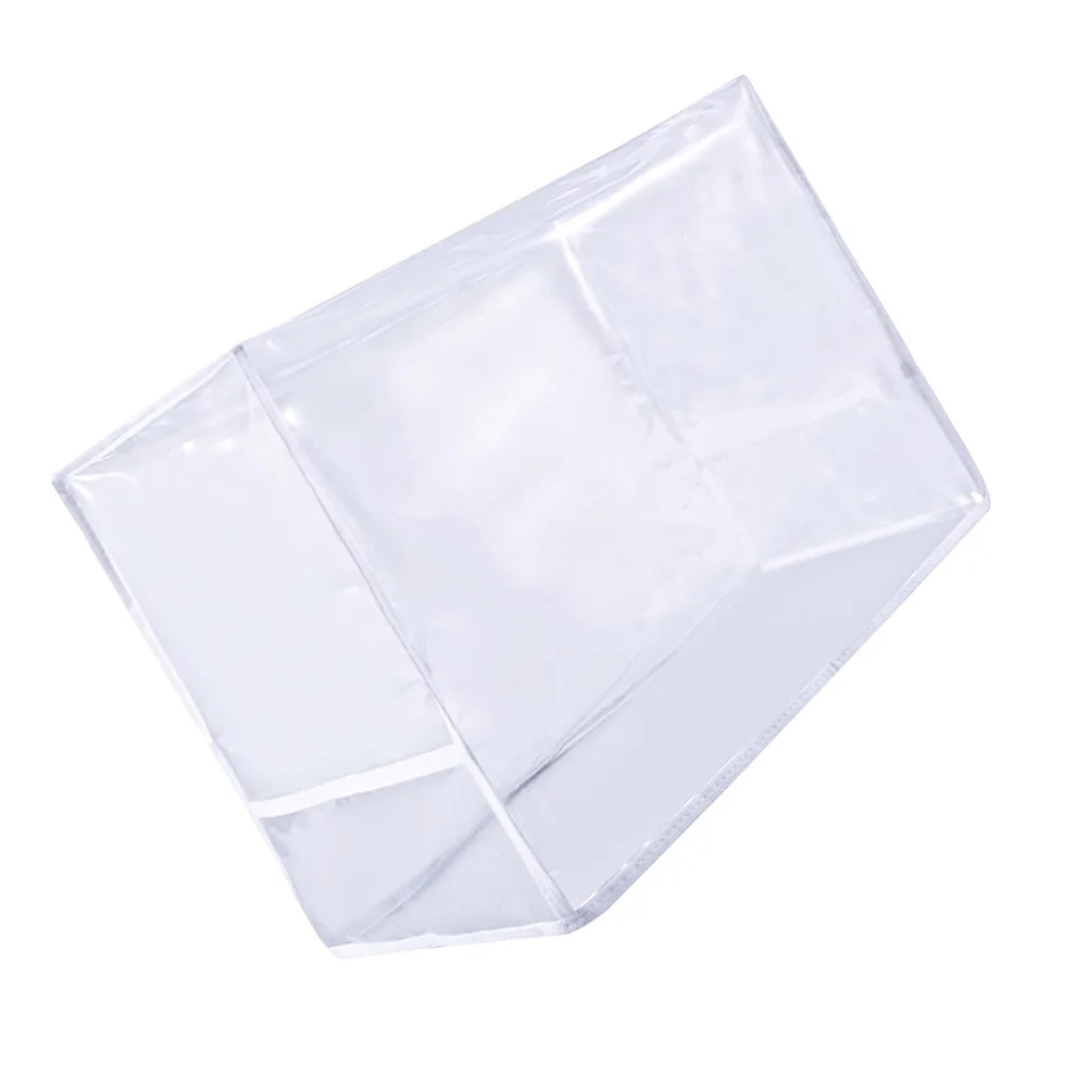 

Sewing Machine Cover With Storage Pockets Clear Universal Dust Protector Foldable Travel Case For Home Sewing Machine Protection