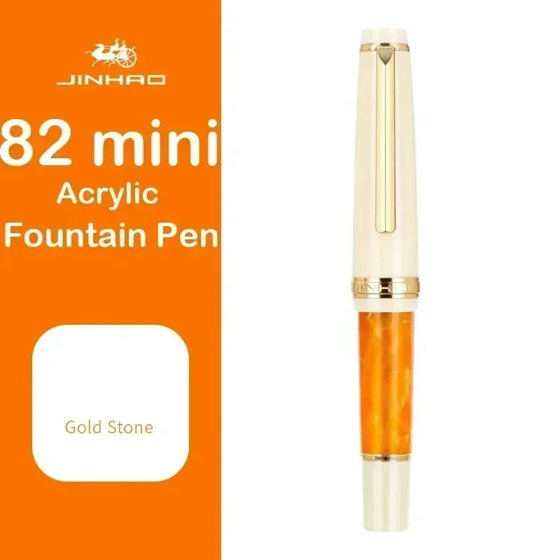 Jinhao 82 Mini Cute Short Portable Pocket Fountain Pen stationery  Calligraphy Practice Writing Business Pen School Supplies