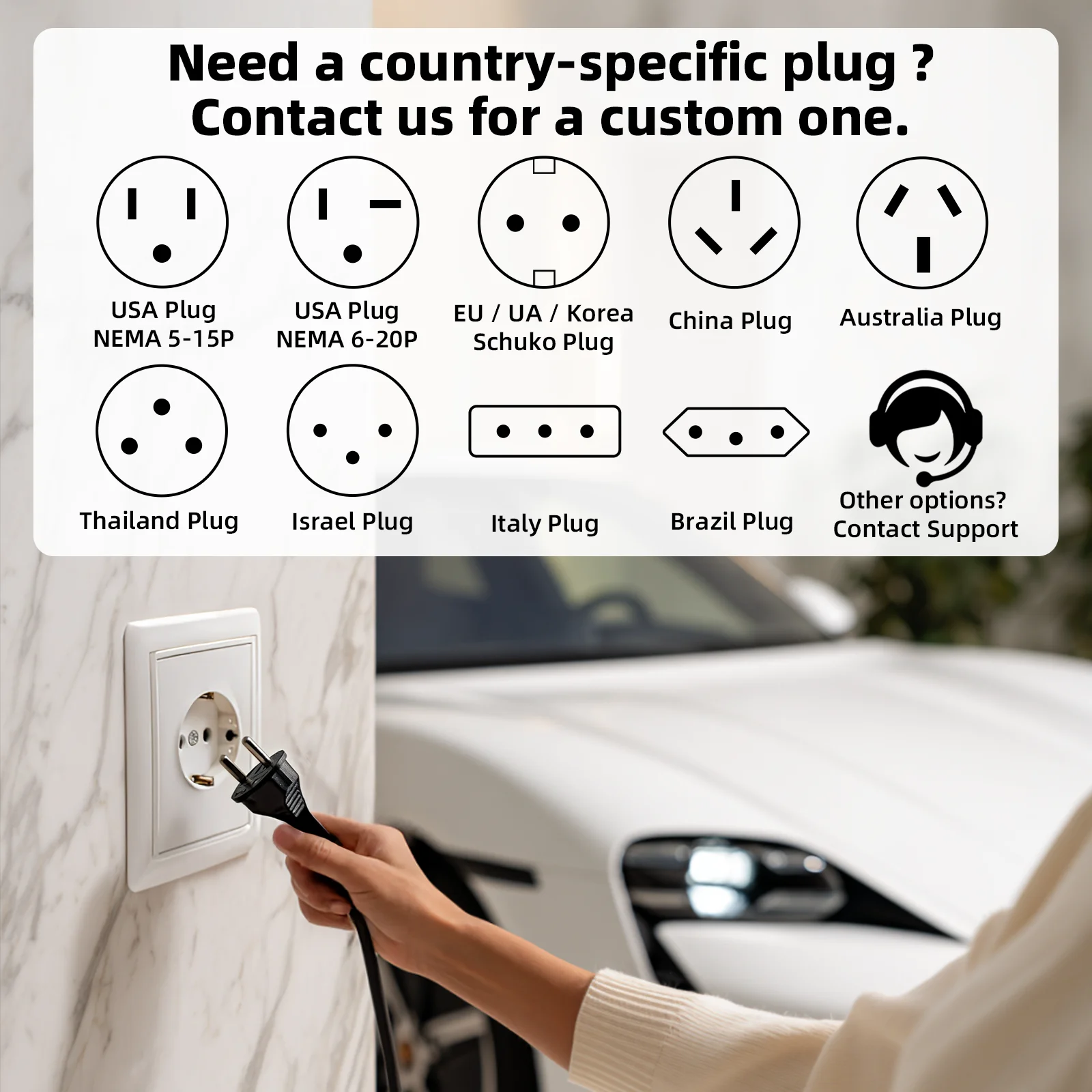MUSTOP 16A 3.5KW EV ポータブル充電器 Type1 Type2 GBT EVSE 25ft 5m 10m j1772 車のウォールボックス充電ステーション電気自動車用