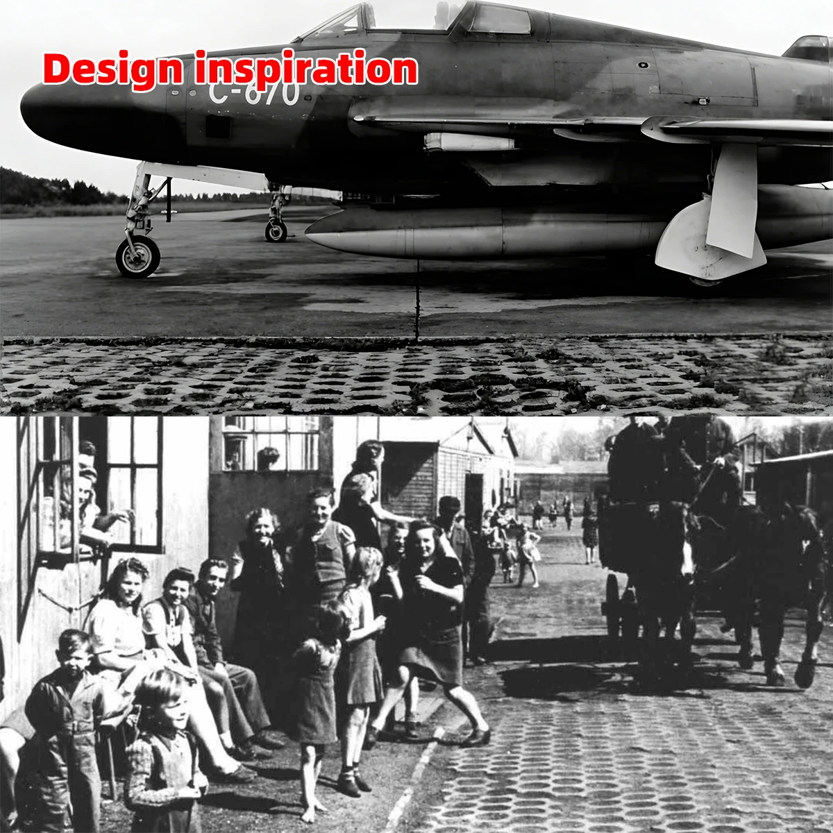 Vorgefertigter Ausstellungsstand mit Maßstabsmodell-Diorama, Miniatur-Ziegelpflaster, Flughafen-Landebahn, Autobahn, Straße, Weg im Maßstab 1/32/35/48/64/72 – Detail 10