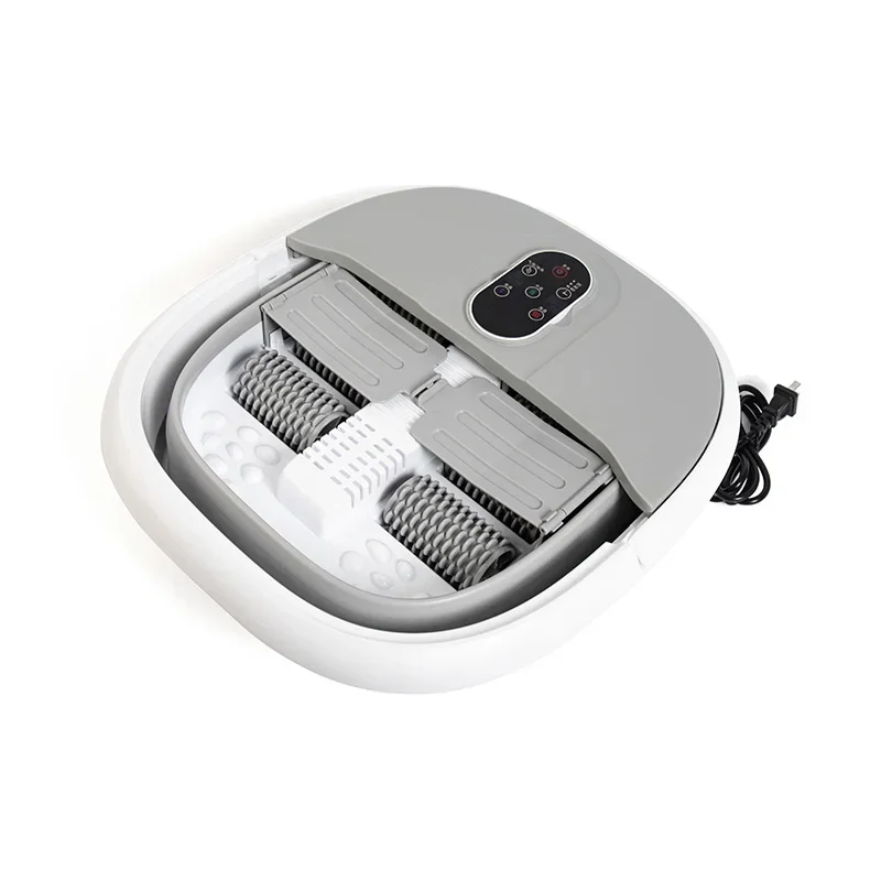 Electric Mini Portable Infrared Foot Bath Massager 500W Foldable Heated Foot Bath with Therapeutic Massage Foot Bath