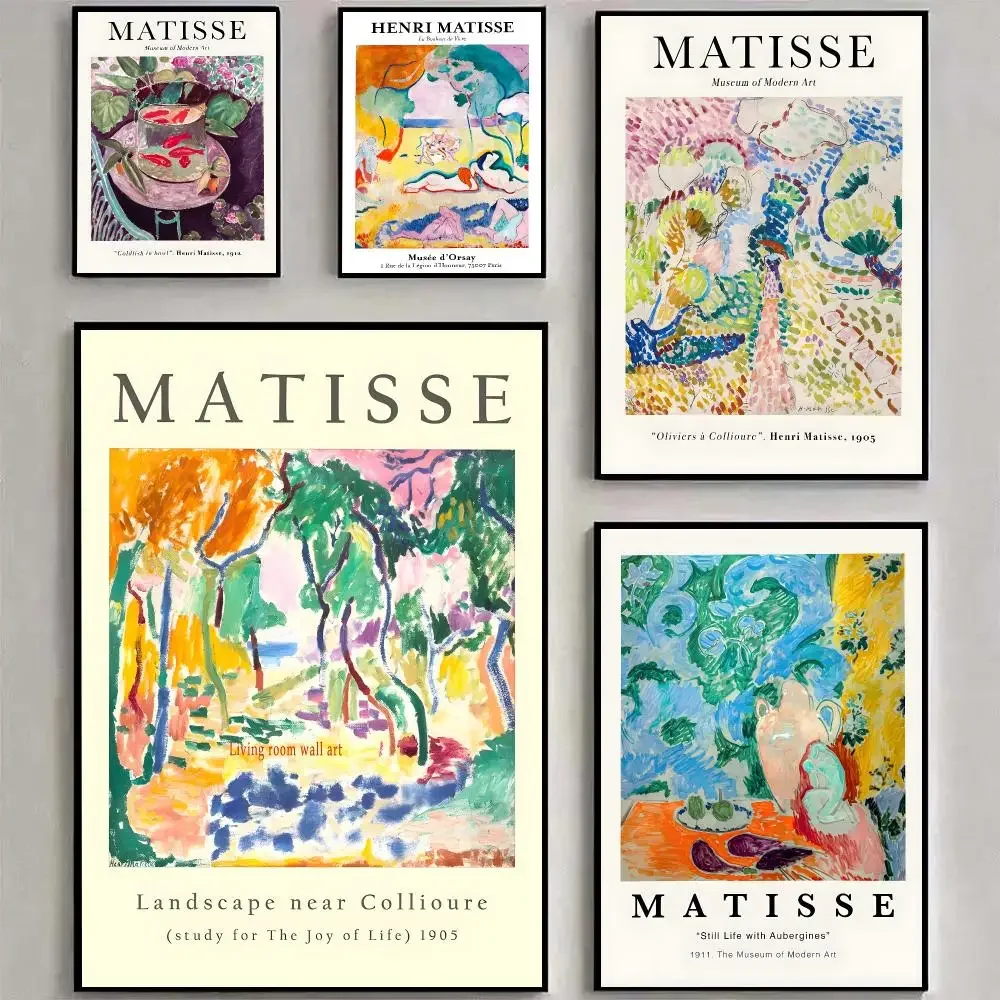 Henri Matisse Art Poster HD Prints Painting Wall Art For Living Room Home Bedroom Decoration