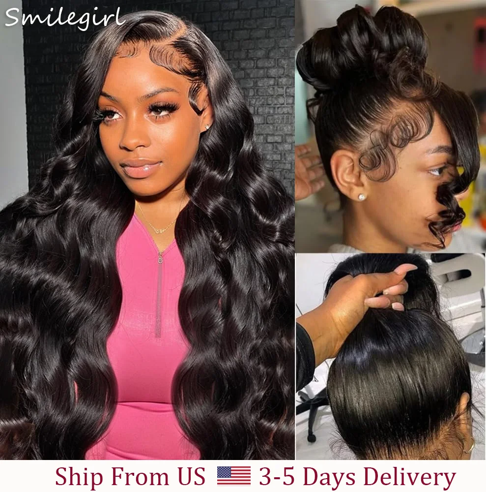

360 Lace Front Wigs Human Hair 220% Density Hidden Straps Body Wave HD Lace Front Wigs 360 Full Lace Brazilian Human Hair Wigs