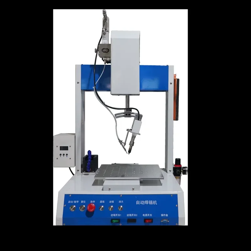 Desktop Efficient Welding Robot PCB Board Automatic Welding Machine with R Rotary Shaft Mode 441r for Industrial Use