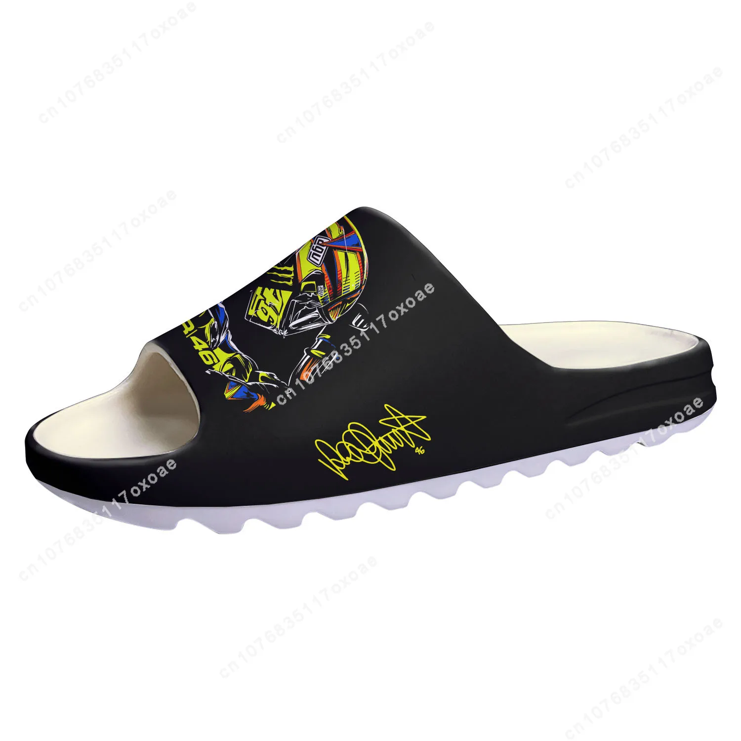 Italian Motorcycle Racer Rossi Soft Sole Sllipers Home Clogs Customized Step On Water Shoes Mens Womens Teenager Step in Sandals