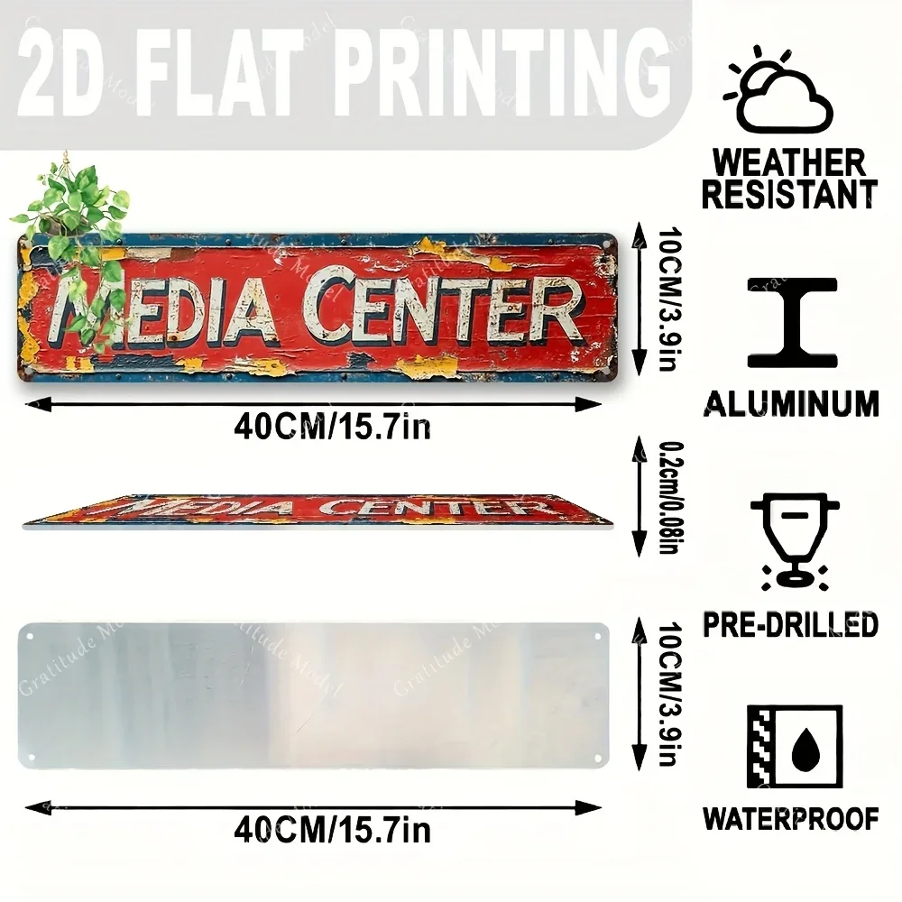 Retro Metal Wall Sign 