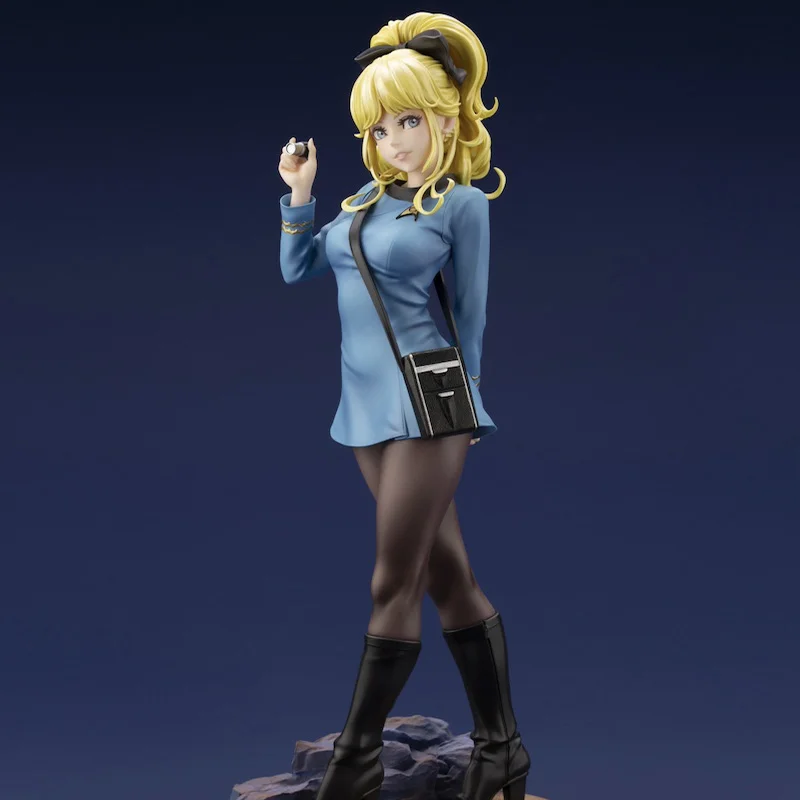 New Star Trek Bishoujo Vulcan Ufficiale di scienze Anime Girl Figure Comando Ufficiale medico Action Figure Raccogliere modello bambola giocattolo Gif
