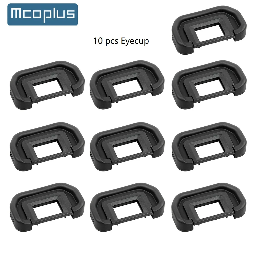 Mcoplus 10pcs EB Viewfinder Rubber Eye Cup Eyepiece For Canon 30D 40D 50D 60D 70D 5D 90D 80D 6D Mark II 5D Mark II 6D