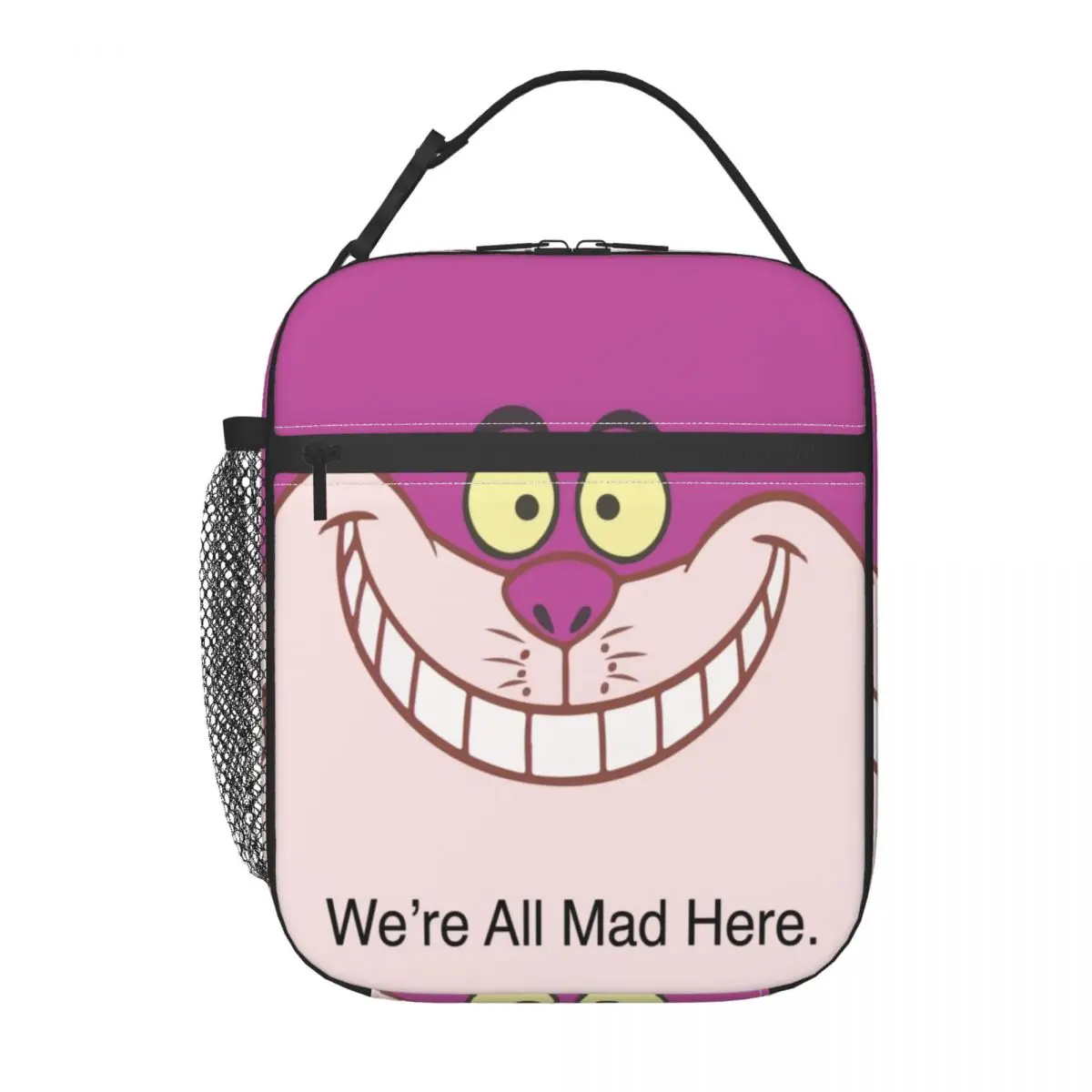 

Многоразовая термосумка для обедов с аниме-котом Чешир, водонепроницаемая, с мультяшным рисунком, для женщин, для офиса и работы