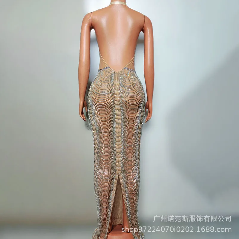 فستان سهرة فاخر خفيف بدون ظهر للشركة الاجتماع السنوي في استوديو قاعة المعارض فستان سهرة من Vestidos De Cocktail Para Mujeres #4