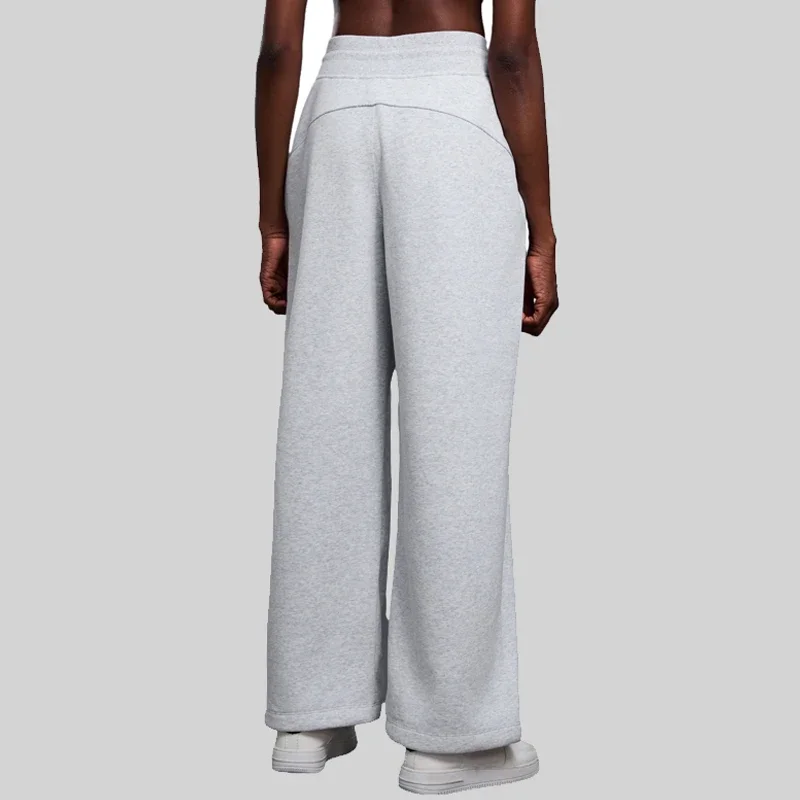 VITALINOVO Womens Fleece Lined Sweatpants Wide Leg Winter Warm Thermal Straight Leg Baggy Lounge Sweat Pants with Pocket Joggers