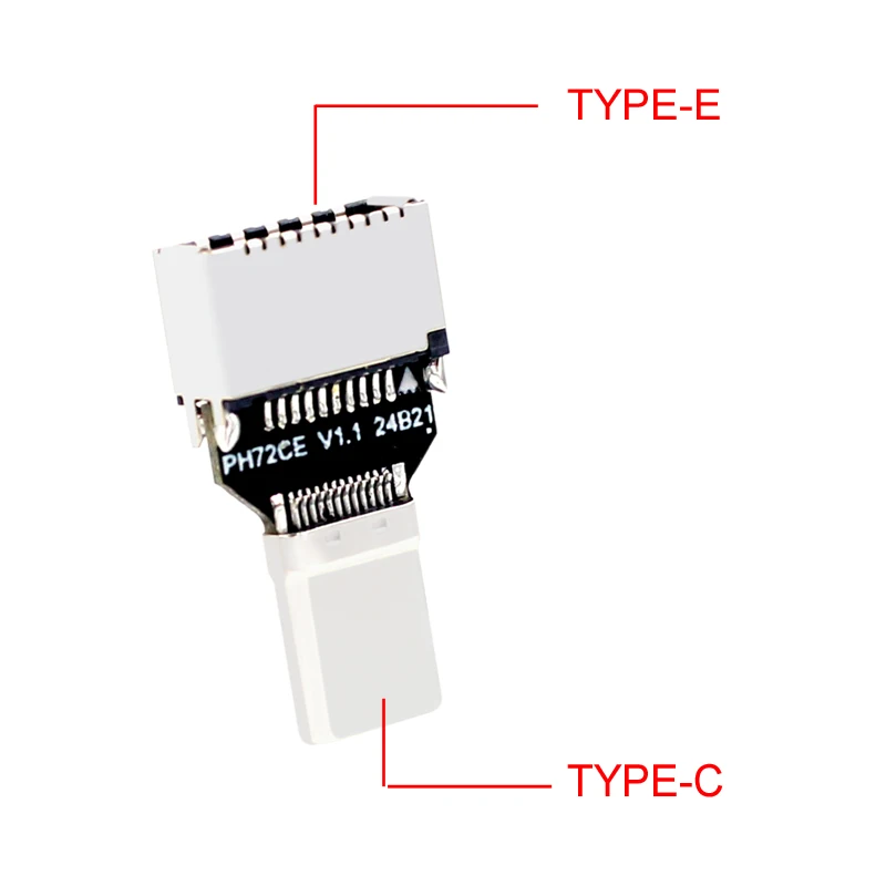 PH721CE, USB3TypeC Revolution TypeE female 20Gbps computer main box front TypeC adapter