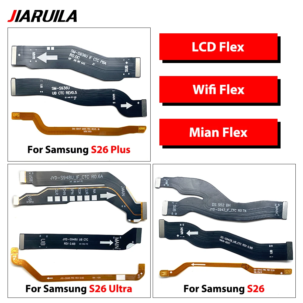 50Pcs,Main FPC LCD Display Connect Mainboard WI-FI Flex For Samsung S21 Fe S25 S22 Plus S26 S23 Ultra S24 S10 Note 10 Lite 20 - view 4