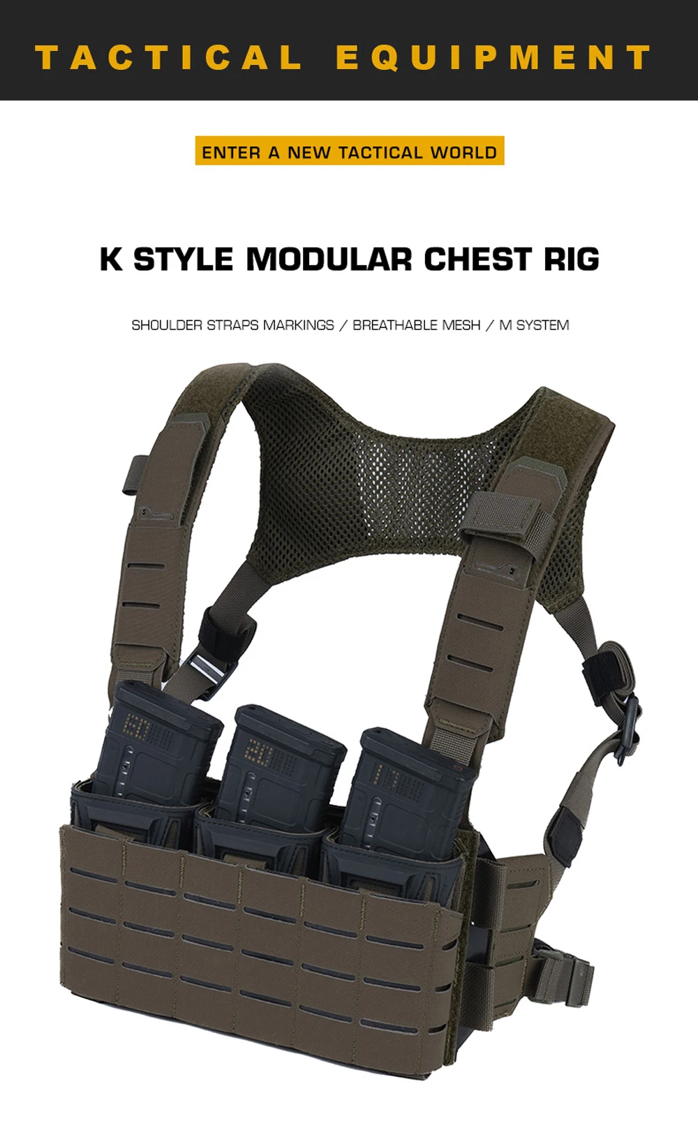 Chest rig tactique VE-119