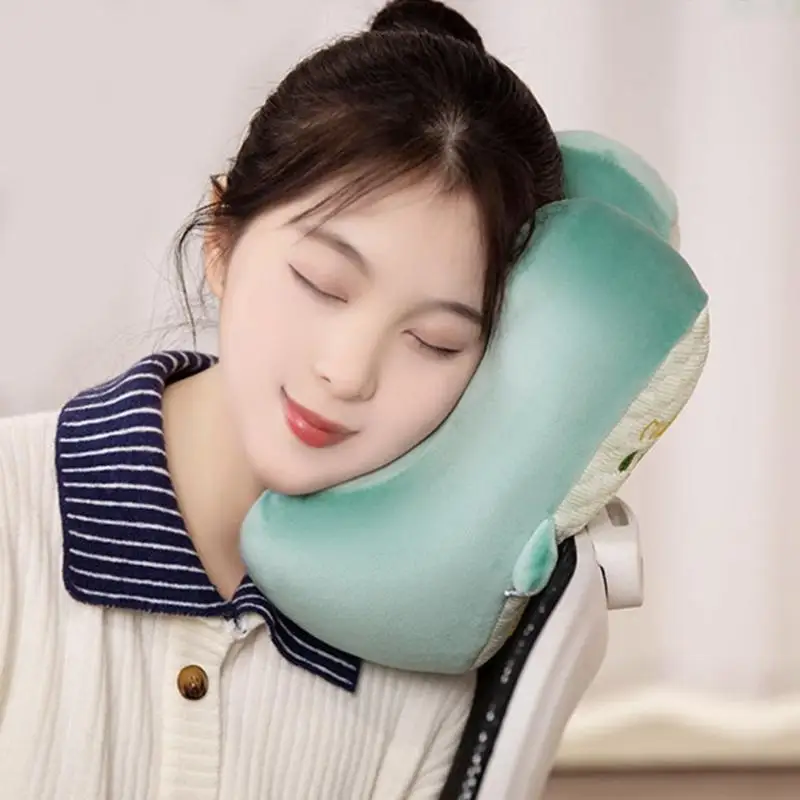 E8BD Relaxing Memory Foams Neck Pillow for Office Napping Travel Soft Support