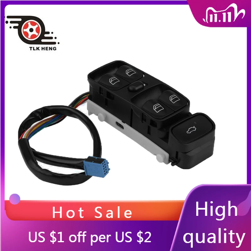

Window Main Control Button Switch NEW Electric Window Main Switch Power Window Switch For Mercedes-Benz W209 C209 CLK320 CLK500