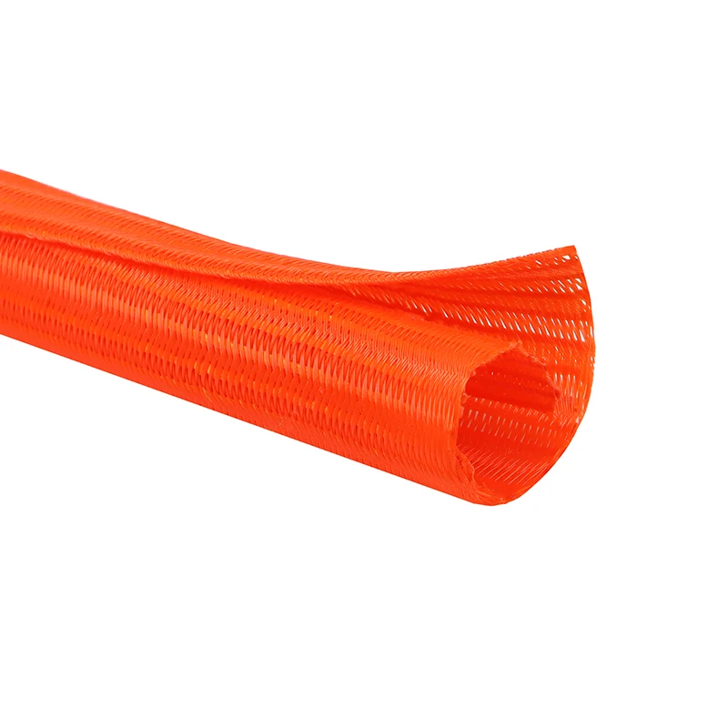 Zelfdichtende gevlochten kabelmantel 5 8 10 13 16 19 25 32mm PET geïsoleerde kabelomwikkeling voor computer, tv-kabel, bescherming van kabels, kabelomwikkeling
