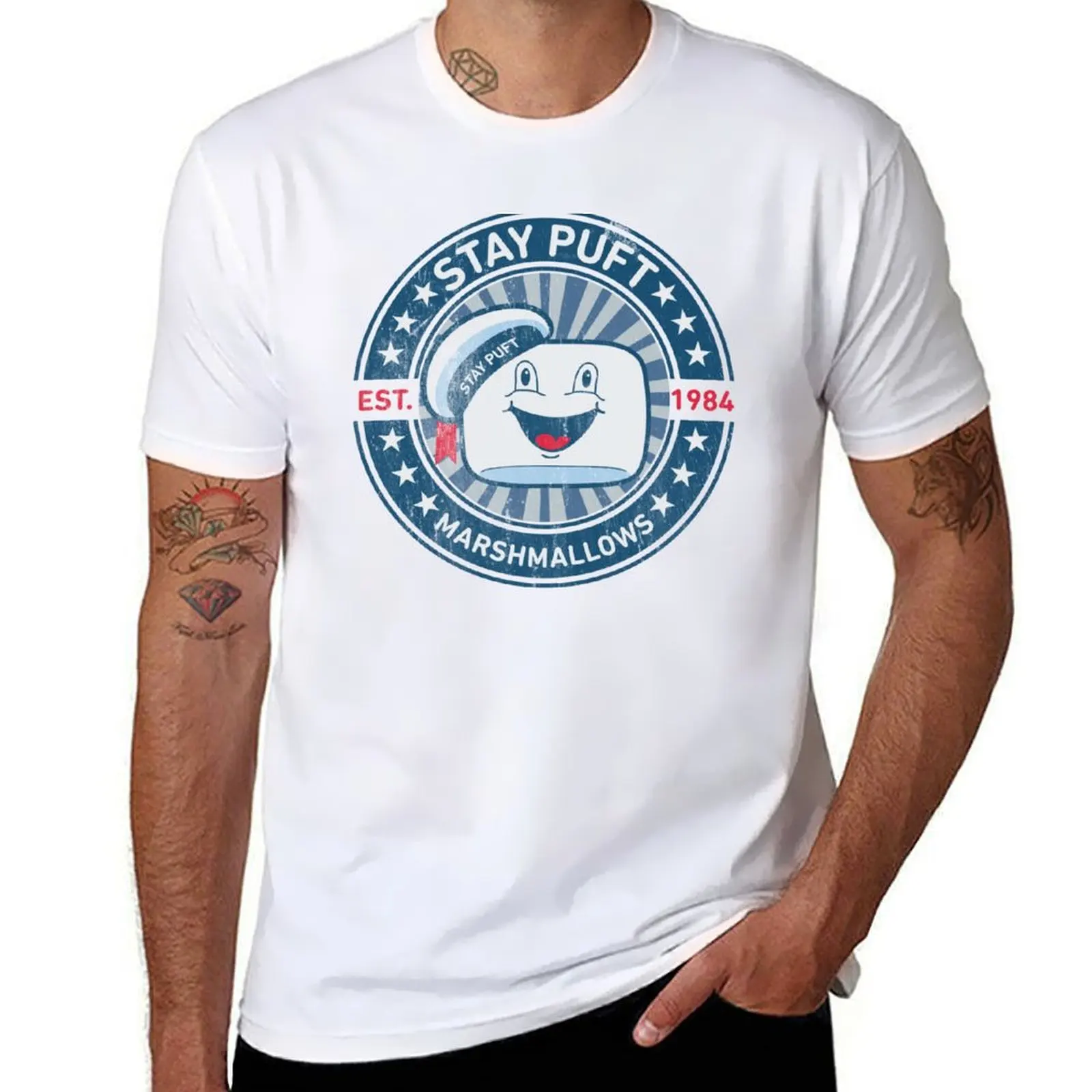 

graphic cotton Stay man t man man T-Shirt shirts for for soft Marshmallows shirts cotton t shirts for t Puft