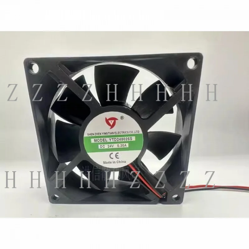 

Вентилятор охлаждения инвертора Z 1PCS YTD248025S 8025 DC24V 0.3A 8CM 2-проводной
