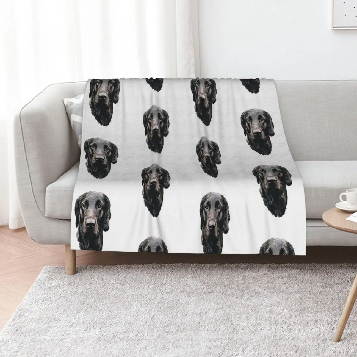 Flat Coated Retriever - Stunning Dog! Throw Blanket Bed covers Extra Large Throw Travel Bed Luxury St Soft Plaid Blankets