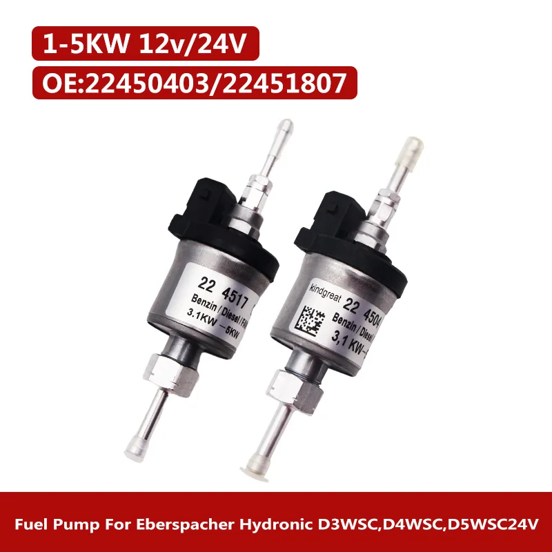 12V/24V 3.1-5KW paliwa pompa dozująca 22451807 22450403 dla Eberspacher hydrauliczne D3WSC,D4WSC,D5WSC