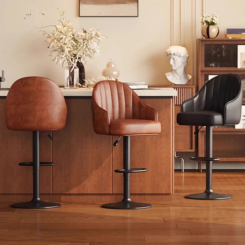 

Office Nordic Bar Stools Accent Reception Desks Ergonomic Relaxing Bar Chairs Modern Minimalist Sillas Garden Furniture Sets