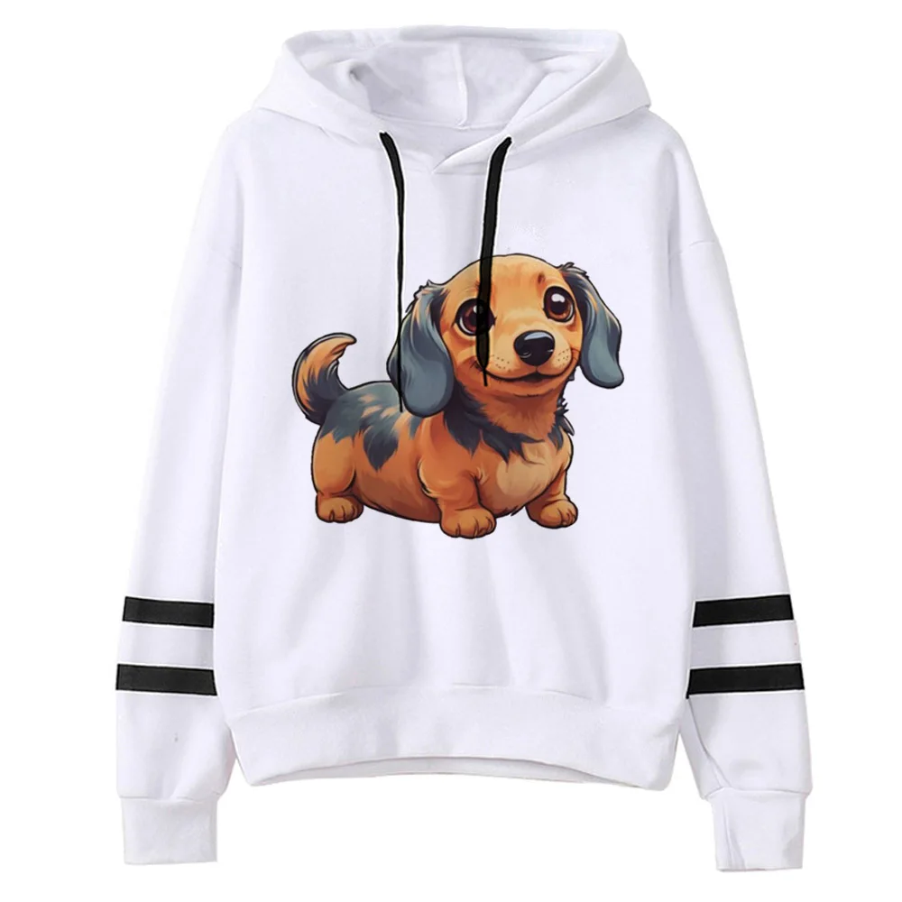 Perro Salchicha hoodie harajuku modern style elegant winter funny clothes for teens girl sweatshirts trendy modern style pattern