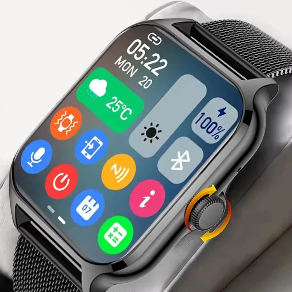 Montre connectée pour hommes, avec fonction d’appel, suivi des calories, moniteur de fréquence cardiaque, mesure de la saturation en oxygène du sang, montres connectées Bluetooth pour femmes, modèle PK HT30.