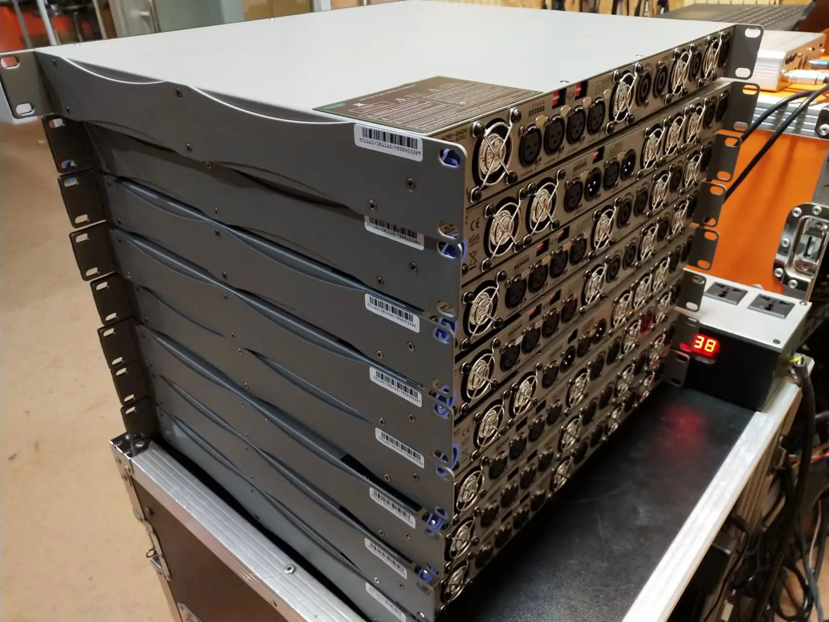 4x3500w Class D 60V-300V Widely Voltage HQ4035 Professional Power Amplifier