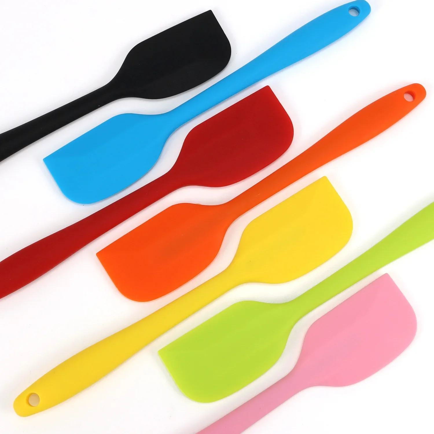 

8 Inch Silicone Spatula Cream Butter Cake Spatula Mixing Batter Scraper Brush Butter Mixer Cake Brushes Baking Tool Kitchenware