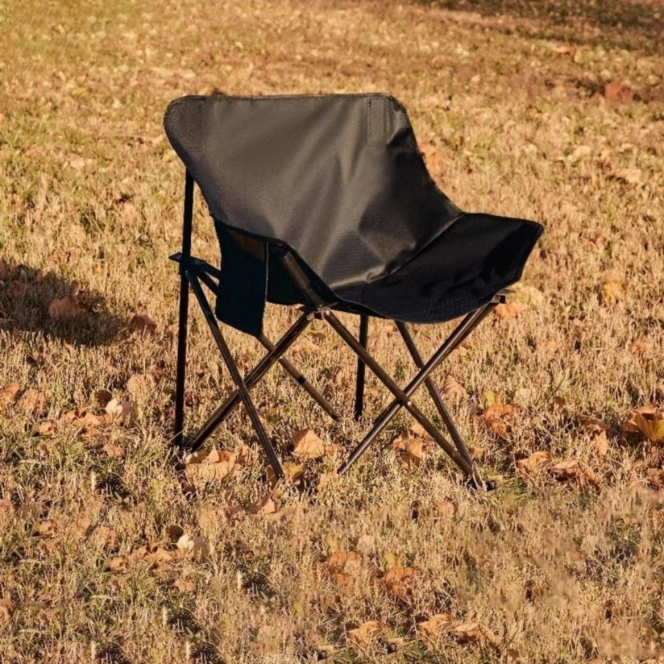Campingstühle, klappbarer Outdoor-Mondstuhl, tragbarer Reise-Picknickstuhl für Kunststudenten, zum Skizzieren, Malen, Angeln, Wandern – Detail 5