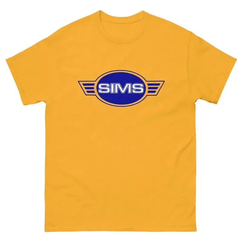Sims Skate Blue 90S Retro Skateboarding T Shirt Designs