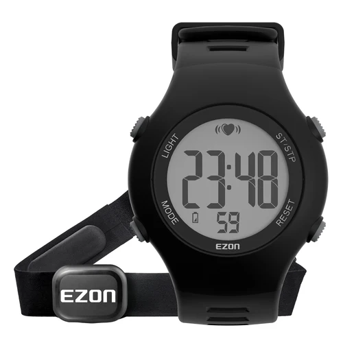 Imagen 2 del producto Monitor de ritmo cardíaco para hombre, relojes polares deportivos, resistente al agua, Digital, inalámbrico, para correr, ciclismo, correa para el pecho, reloj deportivo para hombre y mujer
