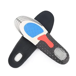 Sport Running Silicone Gel Insoles for Feet Man Women for Shoes Sole Orthopedic Pad Massaging Shock Absorption Arch Support