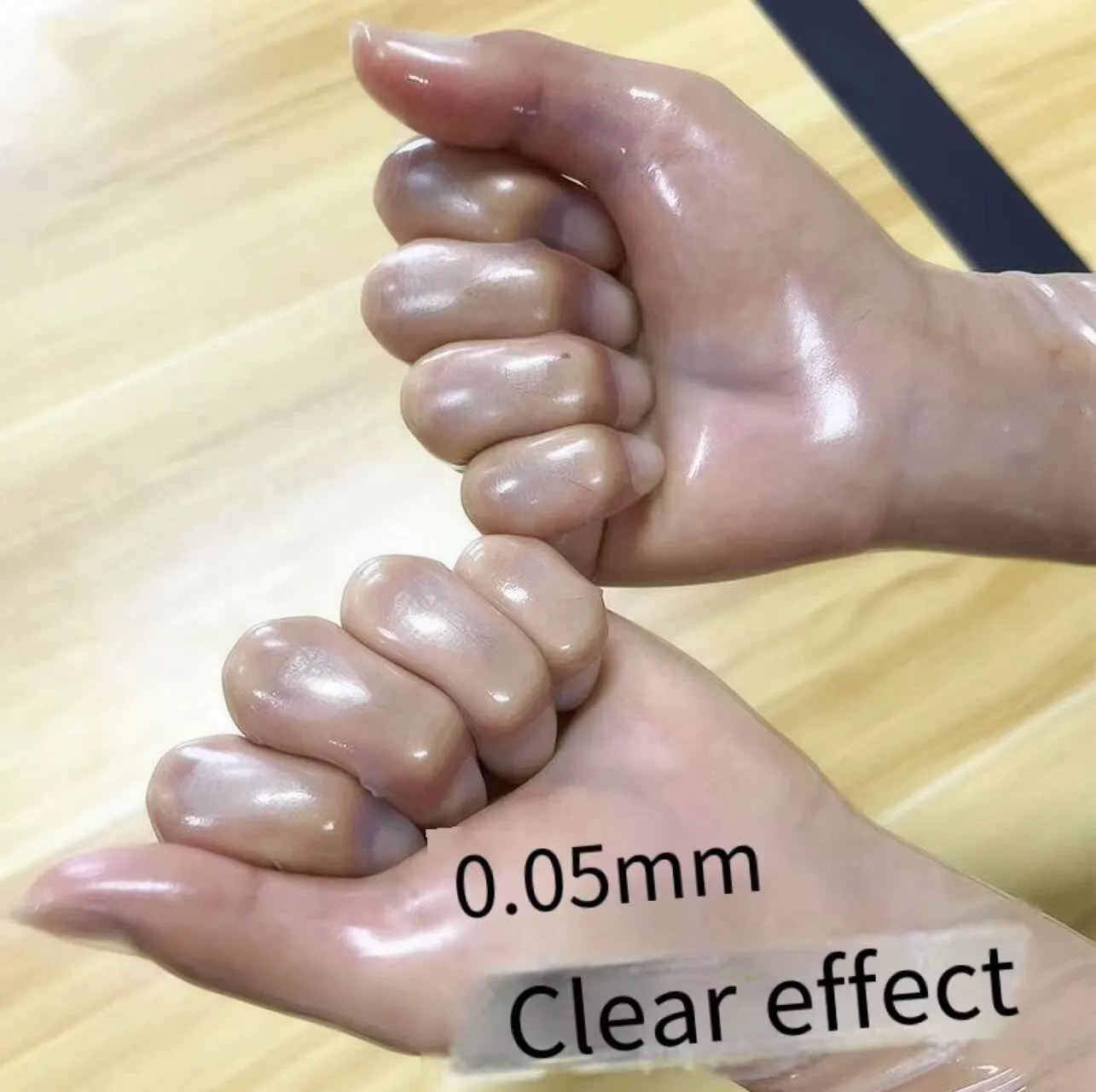 Latex Rubber Sexy sexual love Gloves Unisex Seamless Fetish Wear 0.05mm