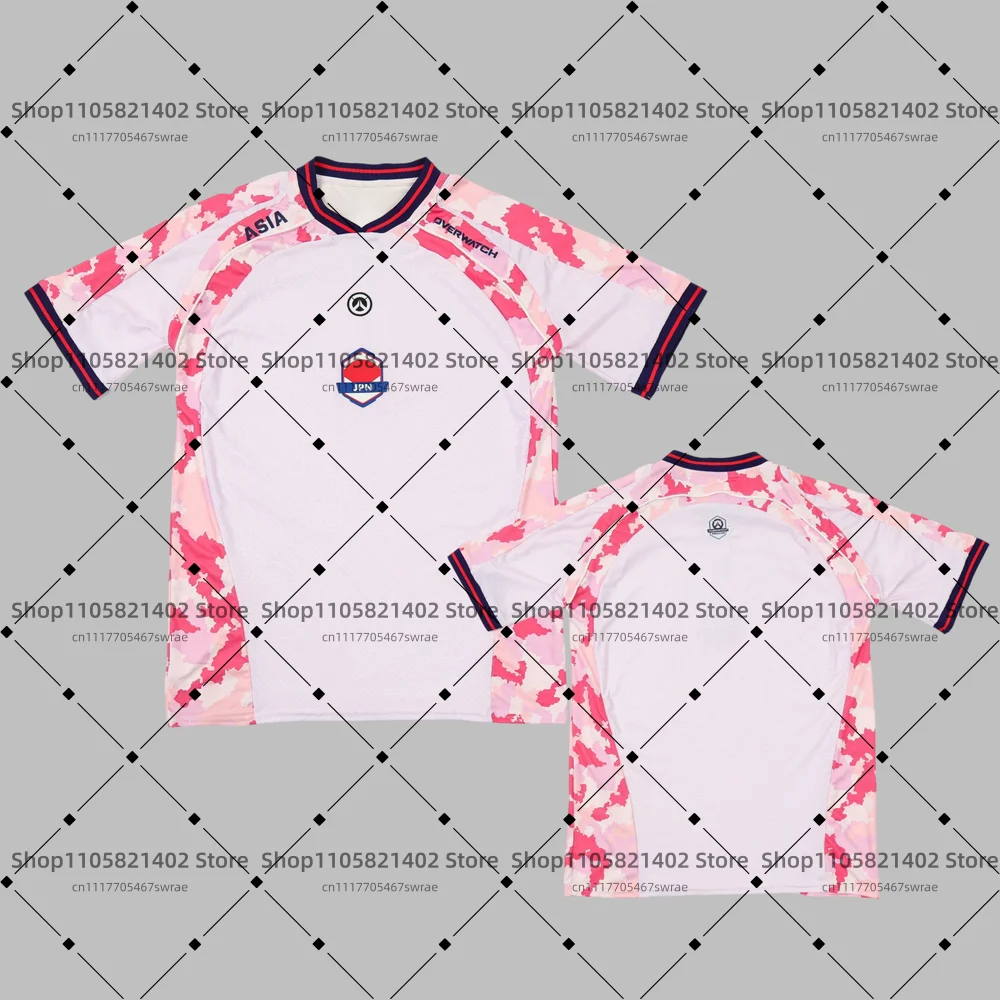 2026 OW OWWC Japan Jersey, Game ESports Unisex 3D Print Training Jersey, Men Oversize Breathable Quick Drying Sports Shirt