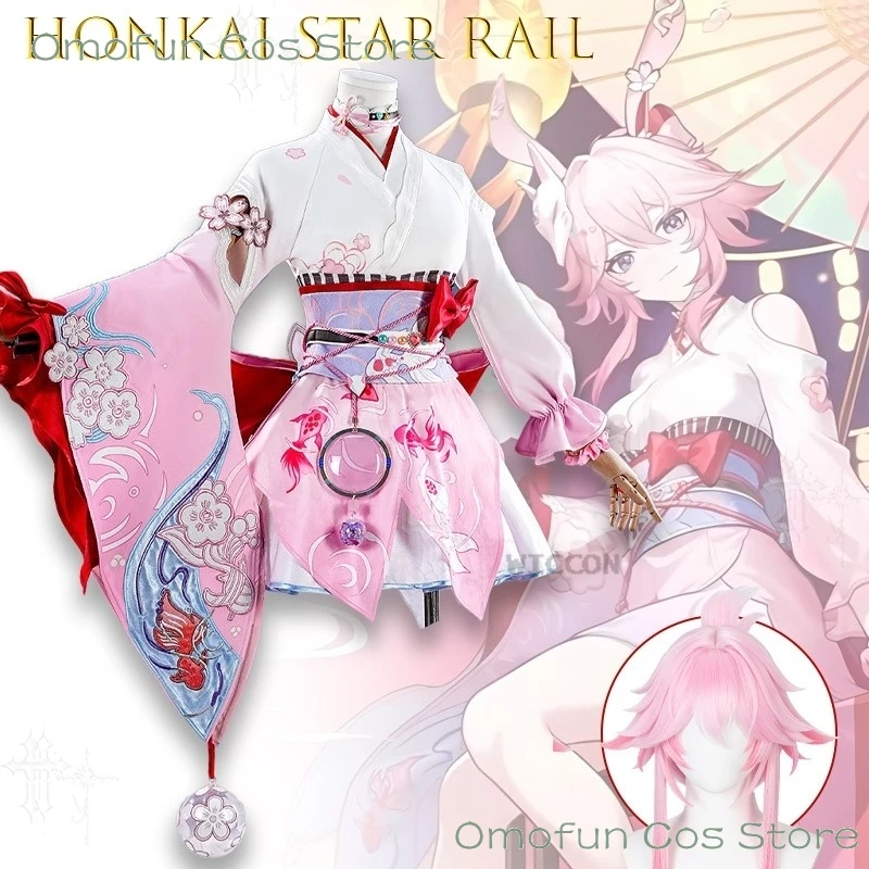 Honkai Star Rail Evanescia Moon Flowers Cosplay Costume Anime Game Character Cosplay Outfit Comic Con Stage Role Play