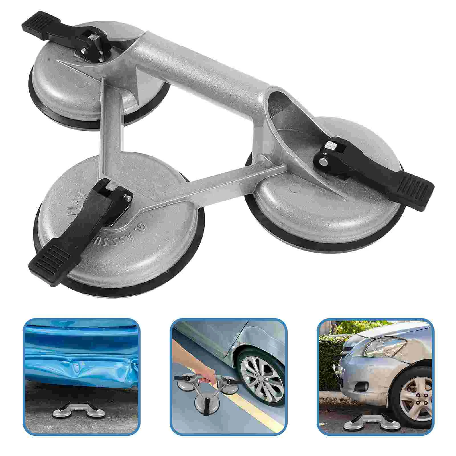 

Dent Puller Industrial Hand-held Vacuum Panel Lifter Suction Cup Glass Sucker Carrier Heavy Duty Buckle