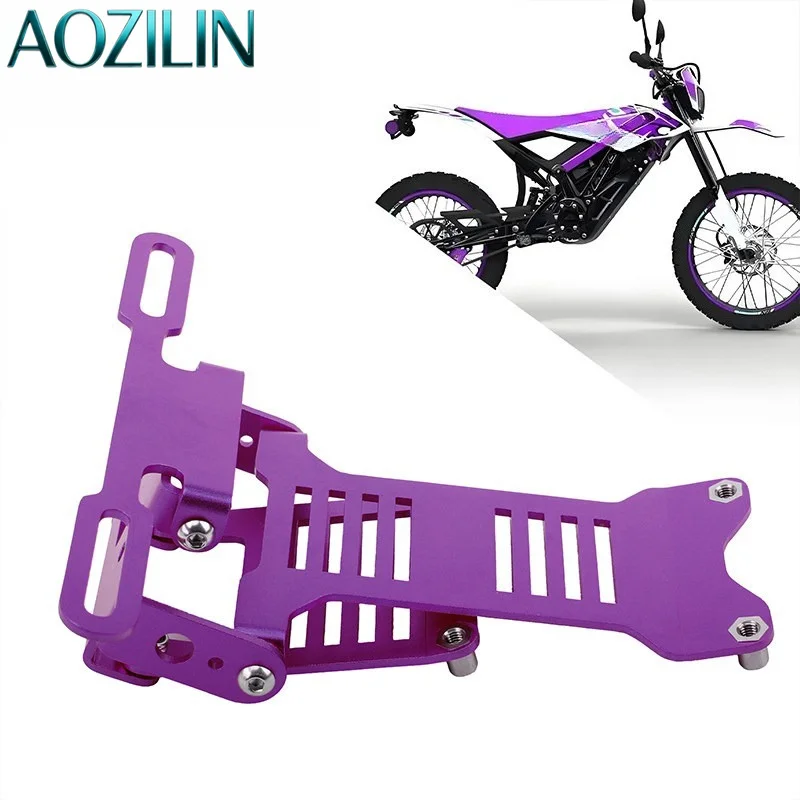 AOZILIN Foldable Quick Release Tail Light License Plate Bracket Adjustable For  Hyper Bee Electric Dirt Bike