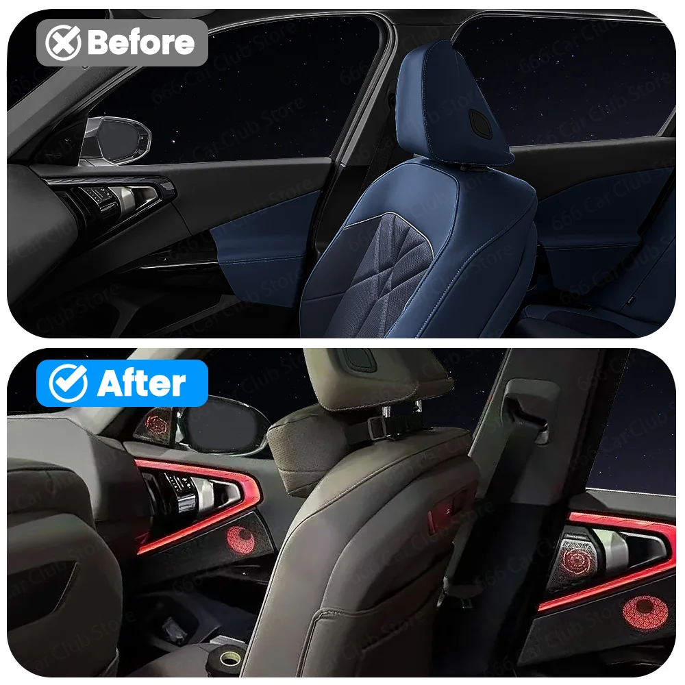 LED Speaker Cover Lamp for BMW New X3 G45 G48 2025 2026 - 11 Color Options Automotive Lighting Accessory