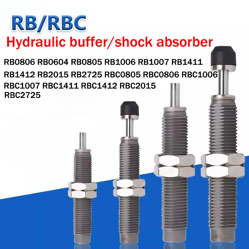 hydraulic buffer RBC hydraulic damper shock absorption RB0806 1007 1412 1210 2015 RBC2725